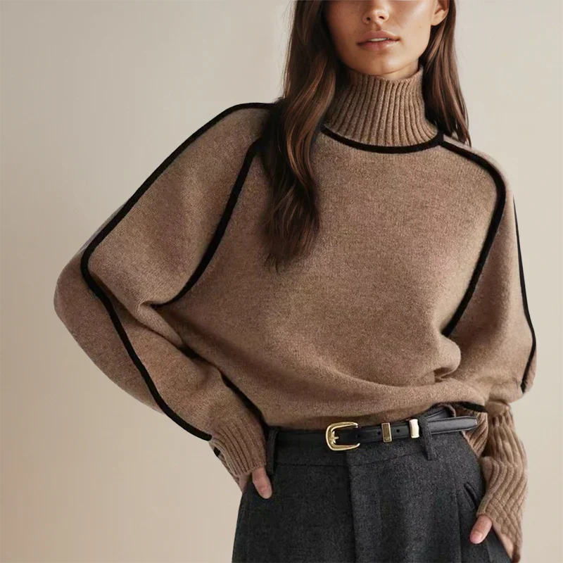 Amandine™ - Pulover elegant cu guler tip turtleneck